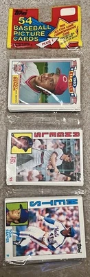 NICE 1984 Topps Baseball Sealed Rack Pack, Tom Seaver & Johnny Bench On Top - Image 1 of 2