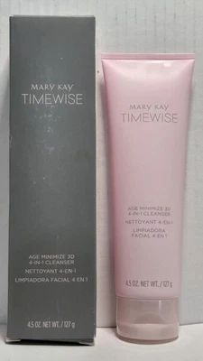 Mary Kay TimeWise Age Minimize 3D 4-In-1 Cleanser Combo to Oily NIB NOS 4.5 oz - Image 1 of 4