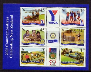NUEVA ZELANDA 2005 ORGANIZACIÓN COMUNITARIA HOJA MINIATURA SIN MONTAR COMO NUEVA, MNH - Imagen 1 de 1