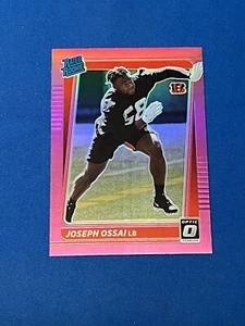 2022 Panini Donruss Optic Rated Rookie Pink Prizm Card of Joseph Ossai!! - Picture 1 of 1