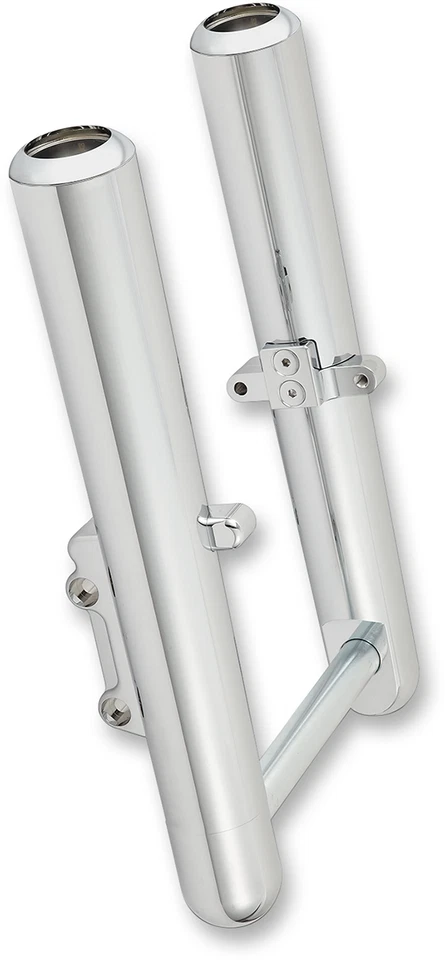 Ножки нижней вилки Arlen Ness хромированные с одним диском для Harley Davidson FL 08–13 годов выпуска - Изображение 1 из 1