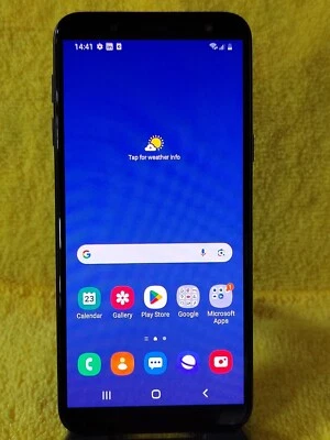 Samsung Galaxy J6 32GB (SM-J600FN), 5.6" Screen 32GB, Black, Unlocked - Image 1 of 4