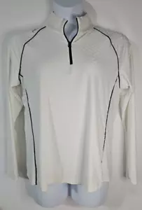 Womans Ralph Lauren RLX Pullover Size XL COLOR White Black J457 - Picture 1 of 6