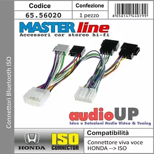 Conector Iso Conexión Bluetooth Parrot Para Honda Jazz Del 2001 Al 2007. - Imagen 1 de 2