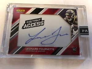 2017 Panini Instant Access Leonard Fournette RC Autograph Jersey Patch SP #/10 - Picture 1 of 2