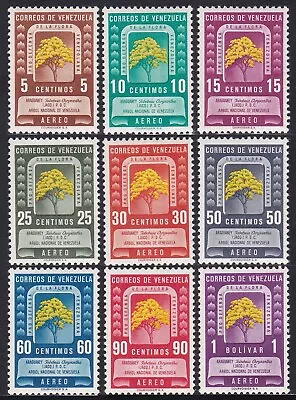 VENEZUELA 1950 Forest Week VF-XF Mint NH Set Mi 572-580 € 200 - Image 1 of 2