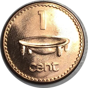 Fiji 2001 • 1 cent • KM# 49a • QE2 • UNC high grade - Picture 1 of 2