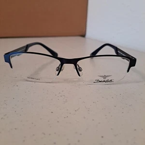 Dakota Smith Eyeglasses DS-3004 Black Half Rim *FRAMES ONLY i-75 - Picture 1 of 9