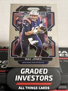 2021 Mac Jones Panini Prizm Base Rookie Card #336 New England Patriots - Picture 1 of 2