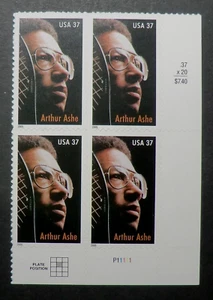 3936 MNH 2005 37c Arthur Ashe PB tennis athlete professional competition - Picture 1 of 1