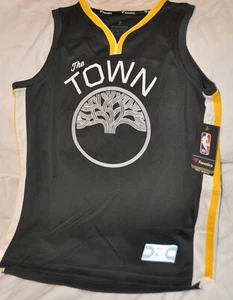 Golden State Warriors The Town jersey YOUTH medium NEW with tags Gray NBA - Picture 1 of 3