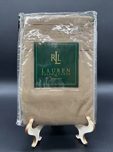 Ralph Lauren Pillow Sham Woodstock Garden Chino King Khaki Tan Vintage Rarität Nos - Bild 1 von 7