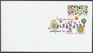 US 5434 Let's Celebrate DCP FDC 2020 - Picture 1 of 1