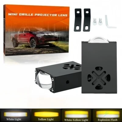 2x Mini LED Arbeitslichtleiste Nebelscheinwerfer Spot Pod Auto SUV ATV Gelb Weiß - Bild 1 von 4