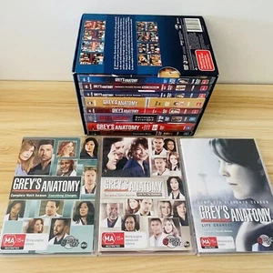 Greys Anatomy DVD Series 1-11 ABC Studio Region 4 Season 1 2 3 4 5 6 7 8 9 10 11 - Picture 1 of 11