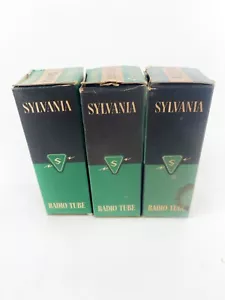 Lote de 4 tubos de audio de radio vintage Sylvania 5AZ4 50Y7GT 50X6 caja original nuevo de lote antiguo - Imagen 1 de 7