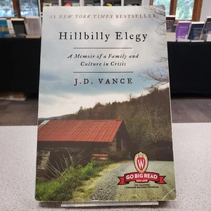 Hillbilly Elegy - JD Vance - Stated First Edition Paperback - Go Big Read - 2016 - Picture 1 of 7