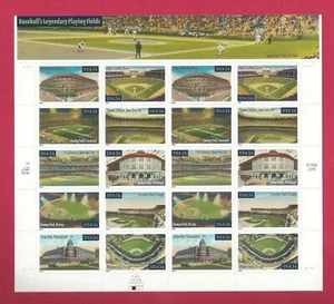 3510 - 3519 US ...Baseball Playing Fields.. .Never Hinged Sheet issued year 2001 - Picture 1 of 2