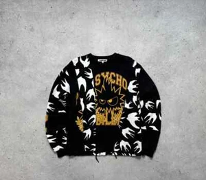 Alexander McQueen MCQ Psycho Big Logo Sweatshirt Y2K - Picture 1 of 11