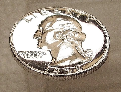 1958 Gem  Proof CAMEO Quarter 90% SILVER  Blazing Mirrored Surfaces #713 ~ 9 Cover
