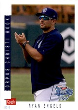 2019 Corpus Christi Hooks Grandstand #11 Ryan Engels Performance Coach Card