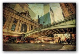 Chrysler Over Grand Central Eric Wood Art Print 8x12 - Picture 1 of 1