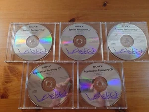 Sony Vaio PCG-SRX87P Recovery Discs - System and Application - Picture 1 of 1