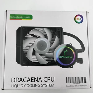 Dracaena AIO CPU-Kühler, Farbwechsel-Fernbedienung, 120 mm Radiator, ARGB PWM-Lüfter - Bild 1 von 4