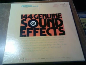 144 GENUINE SOUND EFFECTS 3 STEREO RECORD ALBUM BOX SET - Picture 1 of 4