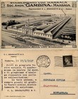 Marsala, trapani, illustrazione stabilimento vini marsala S.A. Gambina, 1937