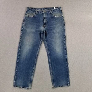 Vintage Member's Mark 36x30 Blue Jeans Classic Denim Faded Broken In Work 90s - Picture 1 of 11