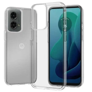 Ultra Slim Hybrid Transparent Case for Motorola Moto G 5G 2024 - Clear - Photo 1 sur 3