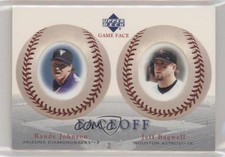 2003 Upper Deck Game Face Faceoff Jeff Bagwell Randy Johnson #181 HOF
