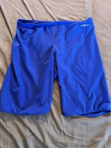 Mens Dolfin Classic Blue Spandex Jammers Compression Shorts 36 swimsuit - Picture 1 of 7