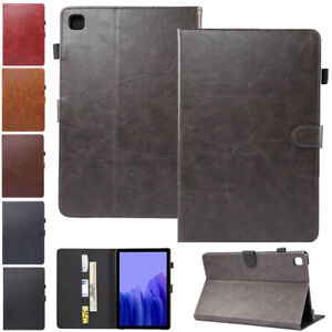 For Samsung Galaxy Tab A A6 A7 S2 S6 S7 Plus PU Leather Stand Case Cover Wallet