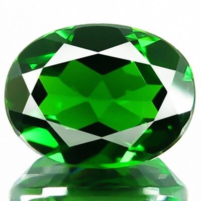 Chrome Diopside 2.09ct Flawless Natural Spark 5A Green Color Excellent Oval Cut - Image 1 of 4