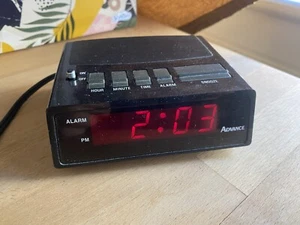 Advance Digital LED Display Alarm Clock Model 3139 W/Snooze & Battery Backup - Picture 1 of 5