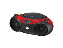 GPX BC232R CD/CD-RW Playback/Radio/CD-R Playback Boombox
