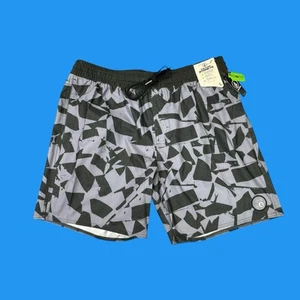 Volcom Stoneys Trunk 17 Board Shorts Mens Size L Abstract Pattern Swim Shorts - Picture 1 of 20