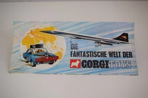 B93 CATALOGO CARTELLA VOLANTINO CORGI TOYS 1969 GERMANY EXC. COND. - Foto 1 di 5