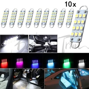 10xRigid Loop Festoon561 562 567 564 LED Interior Dome Map Door Trunk Light Bulb - Picture 1 of 18