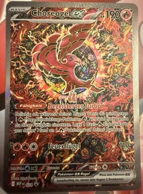 Choreogel EX MEP 024 Fatale Flammen Promo Deutsch NM Ultra Premium Pokémon - Bild 1 von 4