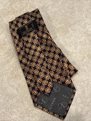 Corbata de seda Oliver By Valentino rara 100 % seda Foto 1 de 4