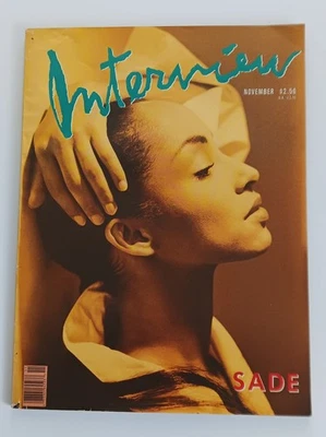 Andy Warhol's Interview. Nov. 1988 Sade - Image 1 of 2