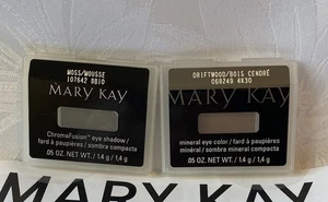 Two New Mary Kay Chromafusion Eye Shadow MOSS and DRIFTWOOD discontinued shades - Picture 1 of 2