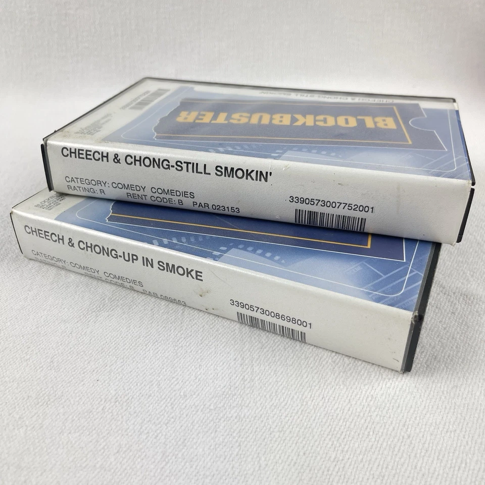 Cheech & Chong Up in Smoke and Still Smokin' (VHS) Blockbuster Clamshell Rental - Image 1 of 4