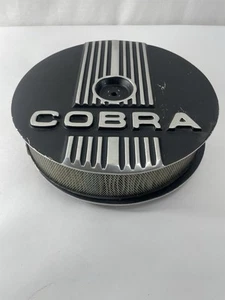 Vintage Shelby Mustang Cobra Round Air Cleaner Aluminum 10 3/8" Dia. - Picture 1 of 9