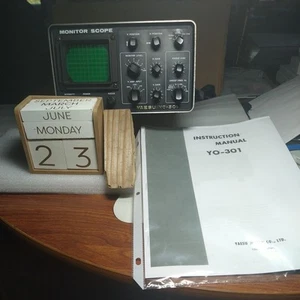 YAESU MONITOR SCOPE YO-301 VINTAGE FOR COLLECTORS PEOPLE WITH COPY OWNERS MANUAL - Zdjęcie 1 z 23