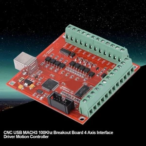 Seamless 4 Axis CNC Controller Board with USB Interface Advanced Motion Control - Picture 1 of 12