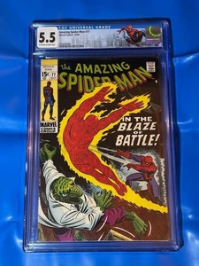 AMAZING SPIDER-MAN #77 CGC 5.5 : 1969 JOHN ROMITA SR.COVER - Bild 1 von 2